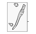 6772253012C0 - Body: Trim Cover for Lexus: IS F, IS250, IS350 Image