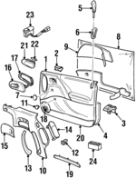 90433495 - Body: Door Trim Panel for Cadillac: Catera Image