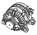 68449636AB - : Alternator for Jeep: Grand Wagoneer Image