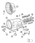 6104157AB - Automatic Transmission 5 Speed [DGJ/DJU]: Screw for Mopar Image
