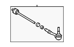 32106787472 - Steering: Tie Rod Assembly for BMW Image