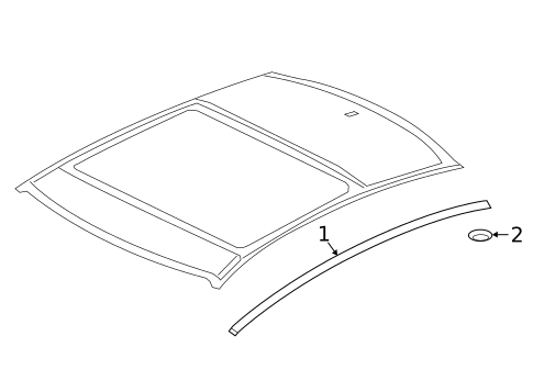 Exterior Moldings for 2020 Jaguar XF #0