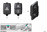 61315A95751 - Vehicle Electrical System: Button, Central Locking System, Left for BMW Image
