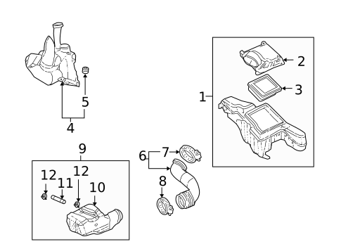 Air Intake for 2003 Chevrolet Cavalier #0