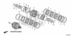 22533PX4010 - Transmission - Automatic: SEAT, RETURN SPRING for Honda Image