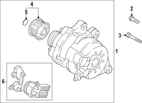 Alternator for 2023 Mazda CX-50 #0