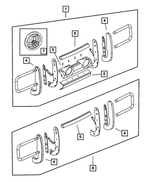 82203418 - Mopar Accessories - Component Parts: Brush Guard Kit for Mopar Image