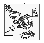 7801A630 - : Evaporator Assembly for Mitsubishi: Endeavor Image