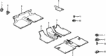 72822664621ZA - : Floor Mat, R Front *NH1L* (Black) for Honda Image