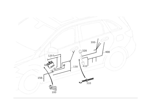 Door Wiring Harness and Door Control Module for 2015 Mercedes-Benz B Electric Drive #0