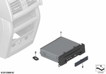 65129368387 - Audio, Navigation, Electronic Systems: Dvd Audio Player, Rear for BMW Image