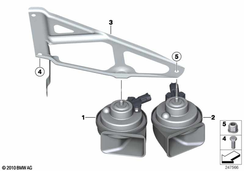 Horn for 2011 BMW M3 #0