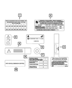68454811AA - Labels: Tire Information Label for Mopar Image
