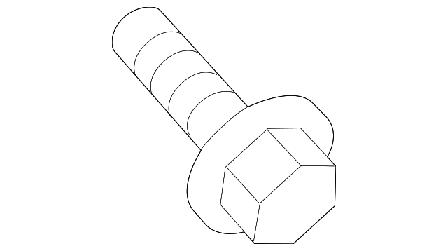 Support Bracket Bolt - Porsche (N-106-284-01)