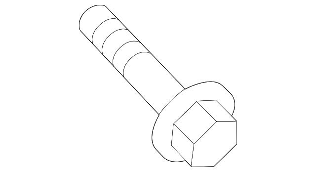 Rear Cross-Member Bolt - Porsche (N-107-847-01)