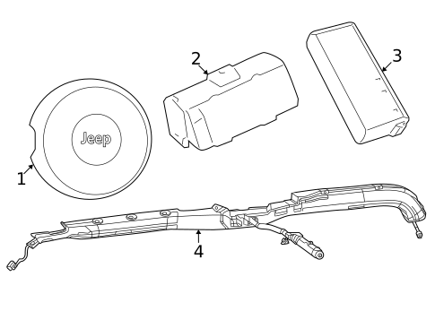 Air Bag Components for 2024 Jeep Gladiator #0