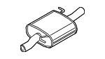 3QF253409K - Exhaust: Muffler for Volkswagen Image