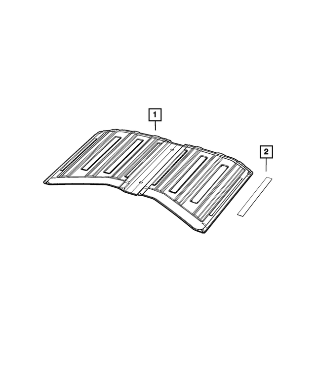 68318256AB - Interior Trim: Retainer for Mopar Image