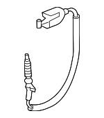 95853101702 - Body: Lock Cable for Porsche: Cayenne Image