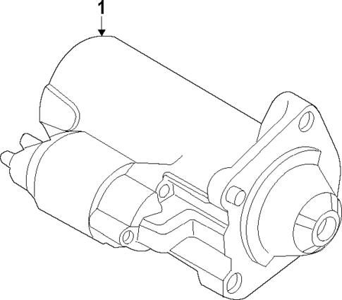 Starter for 2012 Volvo C30 #1