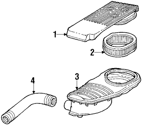 Air Intake for 1990 Dodge Daytona #1