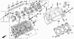 12204PJ7305 - Engine: GUIDE, VALVE (OVER SIZE) for Acura Image