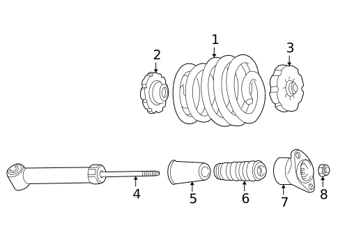 Shocks & Struts for 2007 Audi A4 Quattro #0