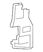 5329150070 - Body: Side Shield for Lexus: LS460, LS600h Image