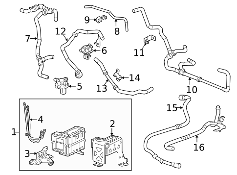 Heater Components for 2019 Chevrolet Volt #0