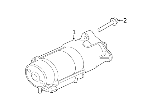 Starter for 2018 Jaguar XF #1