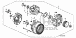 31101RTA003 - Engine: ROTOR ASSY. for Honda Image