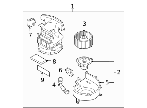 Motors, Core, Case & Related Components for 2006 Nissan Altima #0
