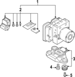 4K0614517AFBEF - : 2021-2024 Audi - ABS Control Unit for Audi: RS6 Avant, RS7 Sportback Image