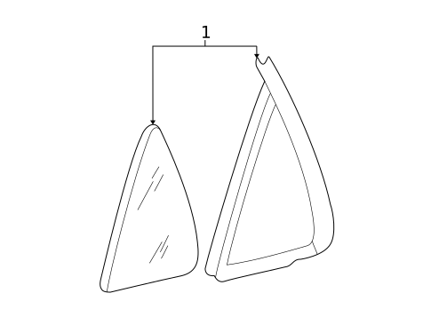 Glass & Hardware for 2005 Chevrolet Impala #0