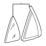 10446570 - Body: Quarter Glass for GM Image