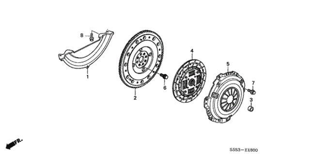 Clutch for 2003 Honda Civic #0