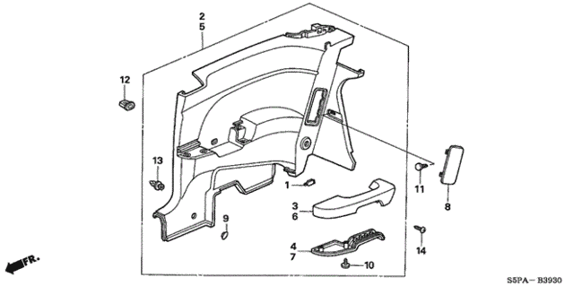 Side Lining for 2005 Honda Civic #0