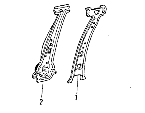 Center Pillar for 1985 Honda Accord #0