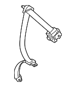 7337001100B0 - Electrical: Belt &amp; Retractor for Toyota: Matrix Image