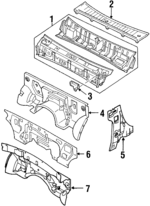 8971329551 - : Cowl Panel for Isuzu Image