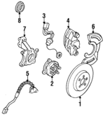 18060235 - Brakes: Rotor for Buick: Riviera | Cadillac: Allante, DeVille, Eldorado, Seville | Oldsmobile: Toronado Image