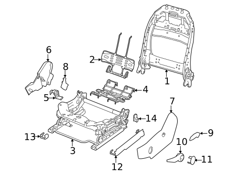 Tracks & Components for 2015 Dodge Dart #2