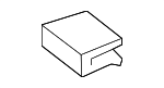 109881578 - Body: Bumper Cover Retainer for Mercedes-Benz Image