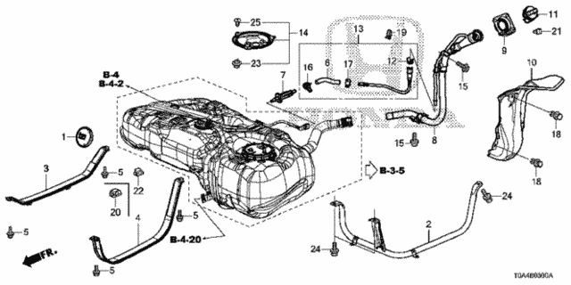 Fuel Filler Pipe (KA/KC) for 2015 Honda CR-V #0