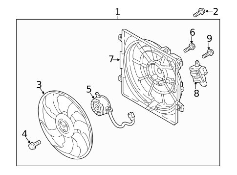 Cooling Fan for 2017 Hyundai Tucson #0