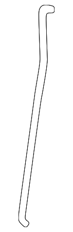 826090W000 - Body: Lock Rod for Nissan: Pathfinder Image