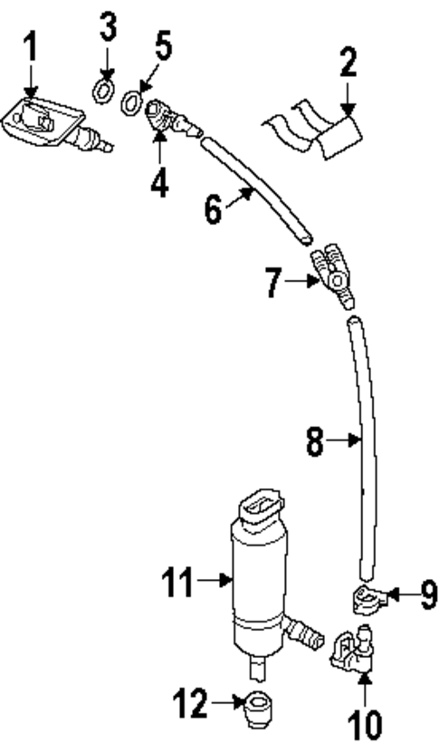 Headlamp Washers/Wipers for 2007 Saab 9-3 #0