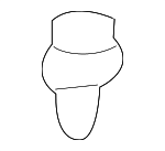 K55250713 - Body: Cowl Grille Fastener for Kia: Rio, Sedona, Sportage Image