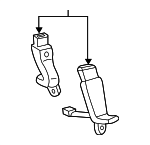 5EX261AZAB - : Buckle End for Dodge: Dakota Image