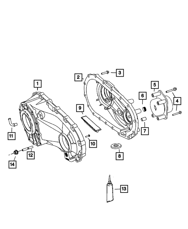 6101526 - NV140; or MP140; Transfer Case: Hex Flange Head Screw for Mopar Image image